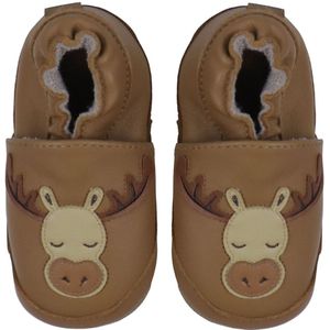 Melton Leren Slippers - Leren Slippers - Cognac - Melton - 20/21 - Leren schoenen
