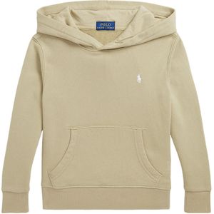 Polo Ralph Lauren Hoodie - Classic+ - Khaki m. Wit - Polo Ralph Lauren - 2 jaar (92) - Hoodie