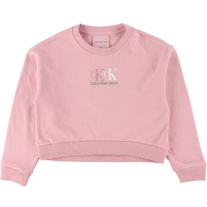 Calvin Klein Sweatshirt - Bijgesneden - HWK - Gerecycled - Broad - Calvin Klein - 8 jaar (128) - Sweatshirt