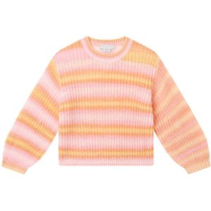 Stella McCartney Kids Blouse - Gebreid - Kleurrijk Roze/Oranje - Stella McCartney Kids - 8 jaar (128) - Shirts