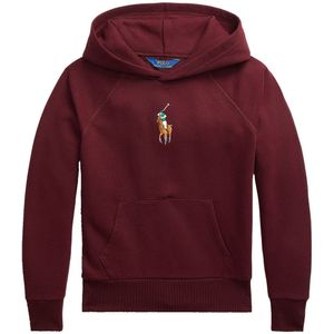 Polo Ralph Lauren Hoodie - Bordeaux m. Logo - Polo Ralph Lauren - 2 jaar (92) - Hoodie