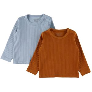 Minymo Blouse - 2-pack - Ashley Blue - Minymo - 68 - Shirts
