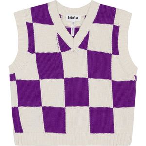 Molo Vest - Gebreid - Gitta - Purple Shell Controleren - Molo - 13-14 jaar (158-164) - Vest