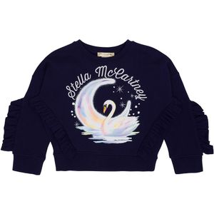 Stella McCartney Kids Sweatshirt - Navy m. Print/Rushes - Stella McCartney Kids - 10 jaar (140) - Sweatshirt