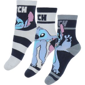 Name It Sokken - 3-pack - NmmAhan - Stitch - Navy Blazer/Pearl - Name It - 22/24 - Sokken