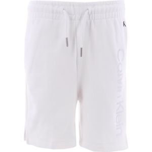 Calvin Klein Sweatshorts - Bright White/Zilver - Calvin Klein - 8 jaar (128) - Shorts
