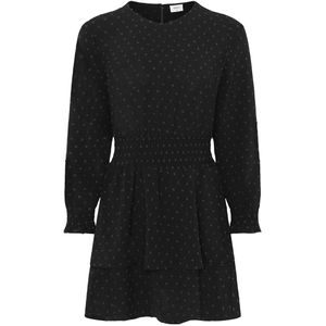 Grunt Jurk - GrSpelug - Dot - Black - Grunt - 8 jaar (128) - Jurk