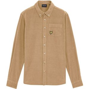 Lyle & Scott Overhemd - Corduroy - Naaldkoord - Zand Storm - Lyle & Scott - 14-15 jaar (164-170) - Overhemd
