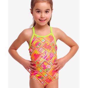 Funkita Zwempak - Bedrukt One Stuk - UV50+ - Hula Bula - Funkita - 3 jaar (98) - Badmode