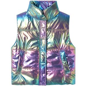 Name It Gewatteerd Vest - Glanzend - NmfMolina - Amethist Orchid - Name It - 2 jaar (92) - Donsvest