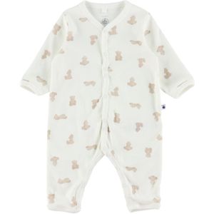 Petit Bateau Pyjamapak - Marshmallow/Bruin - Petit Bateau - 44 - Pyjamapak