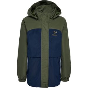 Hummel Shelljack - hmlMonsun Tex - Olive Nacht - Hummel - 6 jaar (116) - Winterjassen