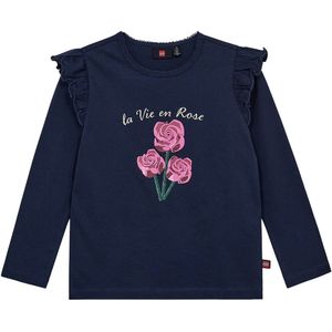LEGO® Wear Blouse - LwTaja - Donkerblauw m. Bloemen - LEGO® Wear - 4 jaar (104) - Shirts