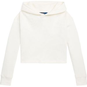Polo Ralph Lauren Hoodie - Bijgesneden - Wit - Polo Ralph Lauren - 7 jaar (122) - Hoodie