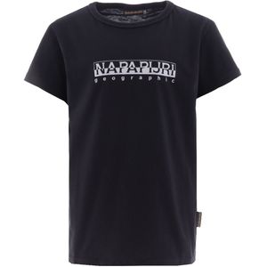 Napapijri T-Shirt - Zwart m. Grijs - Napapijri - 10 jaar (140) - T-Shirts