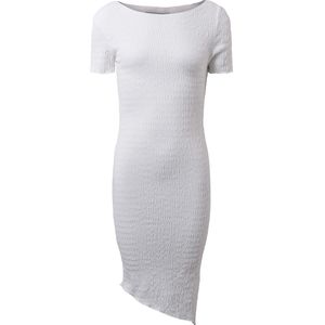 Hound Jurk - Asymmetrisch - Wit m. Structuur - Hound - 12 jaar (152) - Jurk