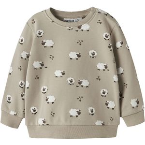 NAME IT - NBMVIMMER - Sweatshirt - Grijs/Wit