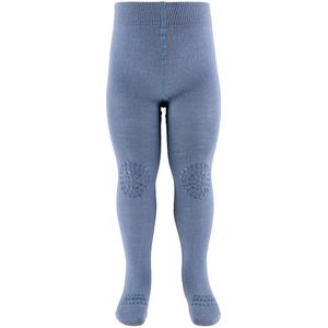 GoBabyGo Anti-lip Panty's - Noos - Wol - Stone Blue - GoBabyGo - 6-12 mnd - Panty's