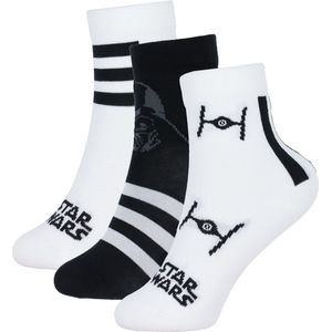 adidas Performance Sokken - 3-pack - Star Wars - Zwart/Wit - adidas Performance - 40/42 - Sokken