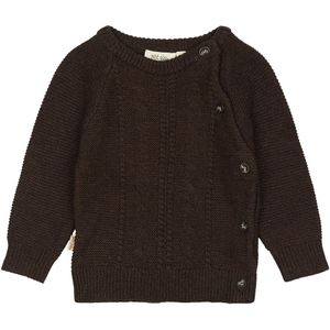 Petit Piao Blouse - PPDago - Gebreid - Bruin - Petit Piao - 62 - Shirts