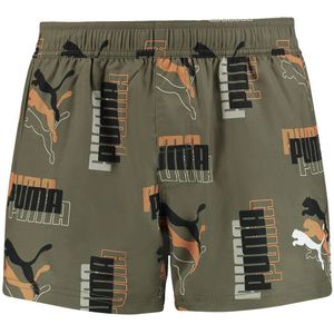 Puma Zwembroeken - Logo - Mos Green Combo - Puma - M - Medium - Badmode