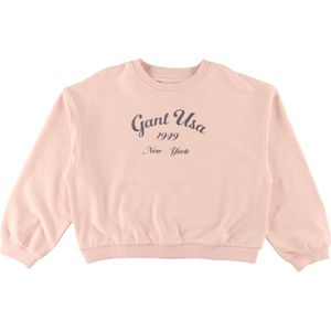 GANT Sweatshirt - Oversized Logo - Kristal Roze - GANT - 15 jaar (170) - Sweatshirt