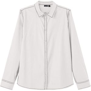 LMTD Overhemd - NlmFredast - Bright White - LMTD - 11-12 jaar (146-152) - Overhemd