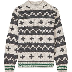 Mads Nørgaard Blouse - Gebreid - Crash Keldino Reykavik - Nature - Mads Nørgaard - 10 jaar (140) - Shirts