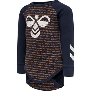 Hummel Romper l/s - hmlBuster - Black Iris - Hummel - 1 jaar (80) - Romper L/S