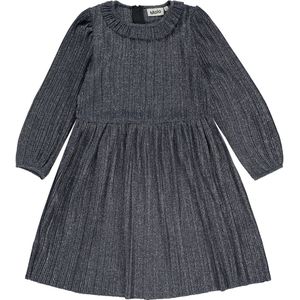 Molo Jurk - Geplooid - Coralia - Navy Wolk - Molo - 3-4 jaar (98-104) - Jurk