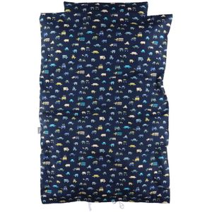 Nørgaard Madsens Beddengoed - Junior - Navy m. Auto's - Nørgaard Madsens - Julinor - Beddengoed - Junior