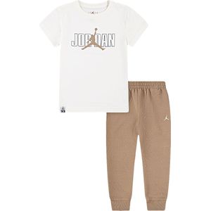 Jordan Set - Broek/T-Shirt - Desert Camo/Off White - Jordan - 6-7 jaar (116-122) - Broeken - Katoen