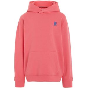 Tommy Hilfiger Hoodie - Monogram - Glamour Roze - Tommy Hilfiger - 7 jaar (122) - Hoodie