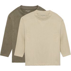 Minymo Blousen - 2-pack - Loose Fit - Vetiver - Minymo - 4 jaar (104) - Shirts