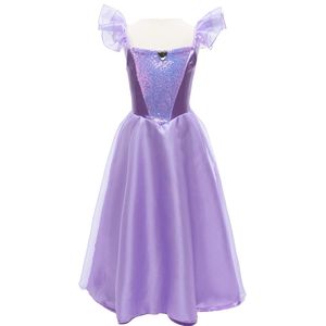 Great Pretenders Kostuum - Feestjurk - Paars - Great Pretenders - 7-8 jaar (122-128) - Kostuum