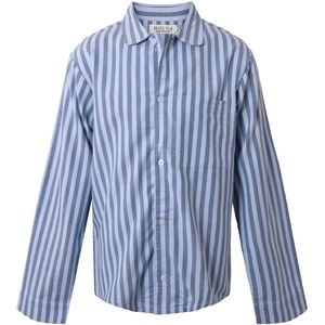 Hound Nachthemd - Blauw Gestreept - Hound - 8 jaar (128) - Pyjama - Tweedelig