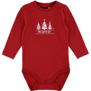 Name It Romper l/s - NbnRajul - Jester Red/Kerstmis - Name It - 56 - Romper L/S