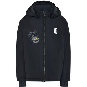 LEGO® Ninjago Winterjas - LWJesse 607 - Zwart m. Print - LEGO® Wear - 3 jaar (98) - Winterjassen