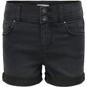 Kids Only Jeansbroek - KogCarmen - Gewassen Black - Kids Only - 8 jaar (128) - Shorts