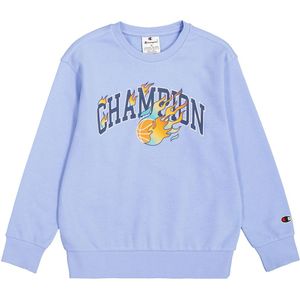 Champion Sweatshirt - Blauw m. Logo - Champion - 11-12 jaar (146-152) - Sweatshirt