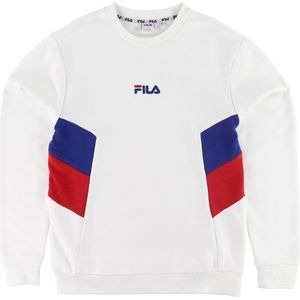 Fila Sweatshirt - Bakker - Wit - Fila - 16-18 jaar (176-188) - Sweatshirt