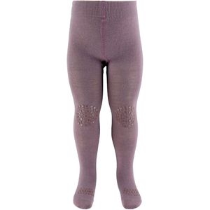 GoBabyGo Anti-lip Panty's - Noos - Wol - Dark Purple Dove - GoBabyGo - 6-12 mnd - Panty's