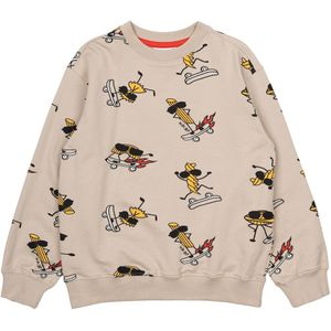 The New Sweatshirt - TnNarfa - Verengrijs AOP - The New - 3-4 jaar (98-104) - Sweatshirt