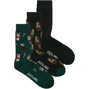 Jack & Jones Sokken - JacXmas - 3-pack - Scarab/Black - Jack & Jones - 33/37 - Sokken