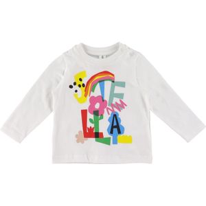 Stella McCartney Kids Blouse - Wit m. Print - Stella McCartney Kids - 6 mnd - Shirts