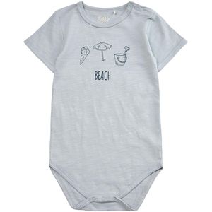 Petit by Sofie Schnoor Romper k/æ - Dusty Blue - Sofie Schnoor - 74 - Romper S/S