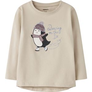 Name It Blouse - NmfVix - Cement/Penguin - Name It - 3 jaar (98) - Shirts