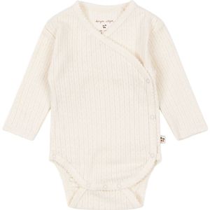 Konges Sløjd Romper l/s - Rib - Minnie - Antique White - Konges Sløjd - 68 - Romper L/S