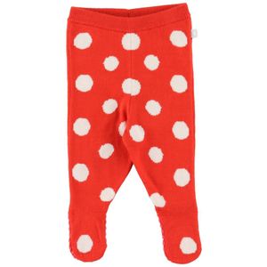 Stella McCartney Kids Leggings M/f - Gebreid - Rood m. Stippen - Stella McCartney Kids - 9 mnd - Leggings