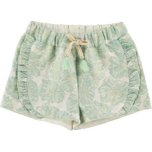 Mini A Ture Kerst Shorts - Merle - Aqua Schuim Green - Mini A Ture - 4 jaar (104) - Shorts